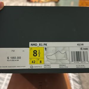 Adidas NMD tan suede male shoes 8 1/2 used